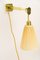 Art Deco Adjustable Wall Lamps with Fabric Shades, Vienna, 1920s, Set of 2 12