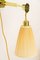 Art Deco Adjustable Wall Lamps with Fabric Shades, Vienna, 1920s, Set of 2 10
