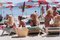 Slim Aarons, Saint Tropez Beach, Limited Edition Estate Stamped Photographic Print, 2000s 1