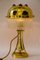 Art Deco Brass Table Lamp, Vienna, 1920s 2