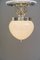 Art Deco Alpaca Ceiling Lamp, Vienna, 1920s 5