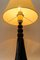 Lámpara de mesa Art Déco de madera, Viena, años 30, Imagen 9