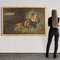 Italienischer Künstler, Heiliger Hieronymus mit Löwe, 1950, Mixed Media, gerahmt 2