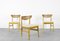 Vintage Teak and Cane Bergere Chairs, Set of 4 3