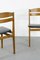 Chaises de Salle à Manger en Teck et en Similicuir, 1960s, Set de 4 1