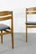 Teak and Leatherette Dining Chairs, 1960s, Set of 4 1