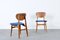 Mid-Century Teak and Velvet Dining Chairs, 1960s, Set of 4 4