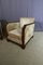 Art Deco Walnut Armchairs, Set of 2 5