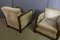 Art Deco Walnut Armchairs, Set of 2, Image 6