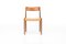 Model 77 Dining Chairs in Teak and Papercord by Niels Otto Møller for J.L. Møllers, 1960s, Set of 6 4