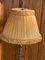 Art Deco Metal Floor Lamp with Fabric Shade, 1950s, Image 6