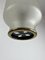 Mid-Century Cylindrical Glass and Brass Ceiling Light attributed to Angelo Lelli for Arredoluce, 1950s 6