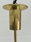 Mid-Century Cylindrical Glass and Brass Ceiling Light attributed to Angelo Lelli for Arredoluce, 1950s 11