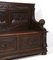 Renaissance Revival Oak Hall Bench with Hand-Carved Lions, 1890s 11