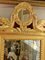 Espejo de pared de madera dorada tallada con decoración de pájaros dorados, Imagen 3