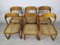 Vintage Sled Chairs from Baumann, 1970s, Set of 6 3