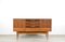 Britisches Mid-Century Sideboard aus Nussholz & Messing 9