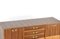 Britisches Mid-Century Sideboard aus Nussholz & Messing 8