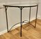 Iron and Glass Console Table, 1960s 4