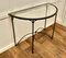 Iron and Glass Console Table, 1960s 3