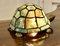 French Glass Tiffany Style Table Lamp in the Form of a Tortoise, 1970s 3