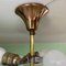 Swedish Ceiling Fixture in Glass and Brass, 1930s 10
