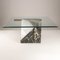 Marble and Brass Center Table with Glass Top from Artedi, Italy, 1980s 6