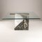 Zentraler Tisch aus Marmor & Messing mit Glasplatte von Artedi, Italien, 1980er 6