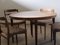 Danish Rosewood Round Extension Dining Table, 1960s, Image 13