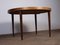 Danish Rosewood Round Extension Dining Table, 1960s 20