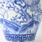 Antique Japanese Meiji Period Blue and White Porcelain Vase 3