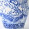 Jarrón japonés antiguo de porcelana en azul y blanco, Imagen 3