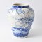 Antike japanische Porzellanvase aus der Meiji-Periode in Blau und Weiß 5