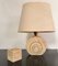 Vintage Italian Travertine Lamp and Pot by Fratelli Mannelli for Travertino Di Ra, 1970s, Set of 2 5