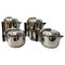 Silver Tea and Coffee Set by G. Coarezza for Mam Milano, 1960s, Set of 4 1