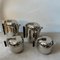 Silver Tea and Coffee Set by G. Coarezza for Mam Milano, 1960s, Set of 4 10