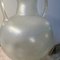 Large White Scavo Murano Glass Amphora Vase attributed to Cenedese, 1960s 12