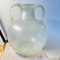 Large White Scavo Murano Glass Amphora Vase attributed to Cenedese, 1960s 4