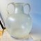 Large White Scavo Murano Glass Amphora Vase attributed to Cenedese, 1960s, Image 4