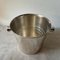 French Modernist Silver-Plated Ice Bucket from Christofle, 1990s 4