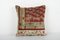 Turkish Square Oushak Rug Pillow Cover, 2010s 1