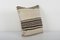 Vintage Square Striped Kilim Throw Rug Cushion Cover 3