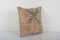 Turkish Square Tan and Sand Woven Oushak Rug Cushion Cover 3