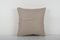 Turkish Square Tan and Sand Woven Oushak Rug Cushion Cover 4