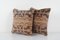 Turkish Faded Oushak Yastik Cushion Covers, Set of 2 2