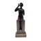 German Artist, Art Nouveau Woman Blowing Bubbles, Bronze and Marble, 1920s, Image 2