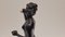 German Artist, Art Nouveau Woman Blowing Bubbles, Bronze and Marble, 1920s, Image 14