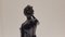 Deutsche Künstlerin, Jugendstil Frau mit Seifenblasen, Bronze & Marmor, 1920er 15