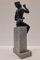 German Artist, Art Nouveau Woman Blowing Bubbles, Bronze and Marble, 1920s 10