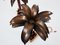 Frühe Palm Tree Lampen aus Mahagoni & Bronze von Maison Jansen, 1960, 2er Set 9